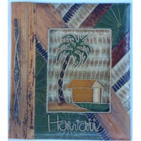 Natural Picture Album - palm and hut